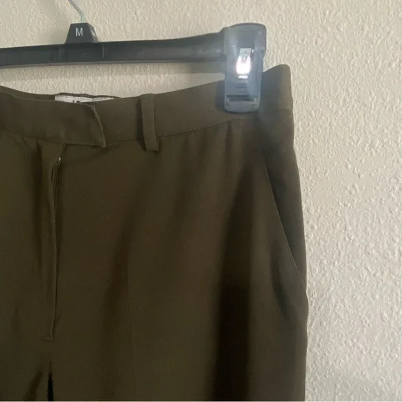 Olive green John Meyer Studios trousers w99 - Picture 3 of 9